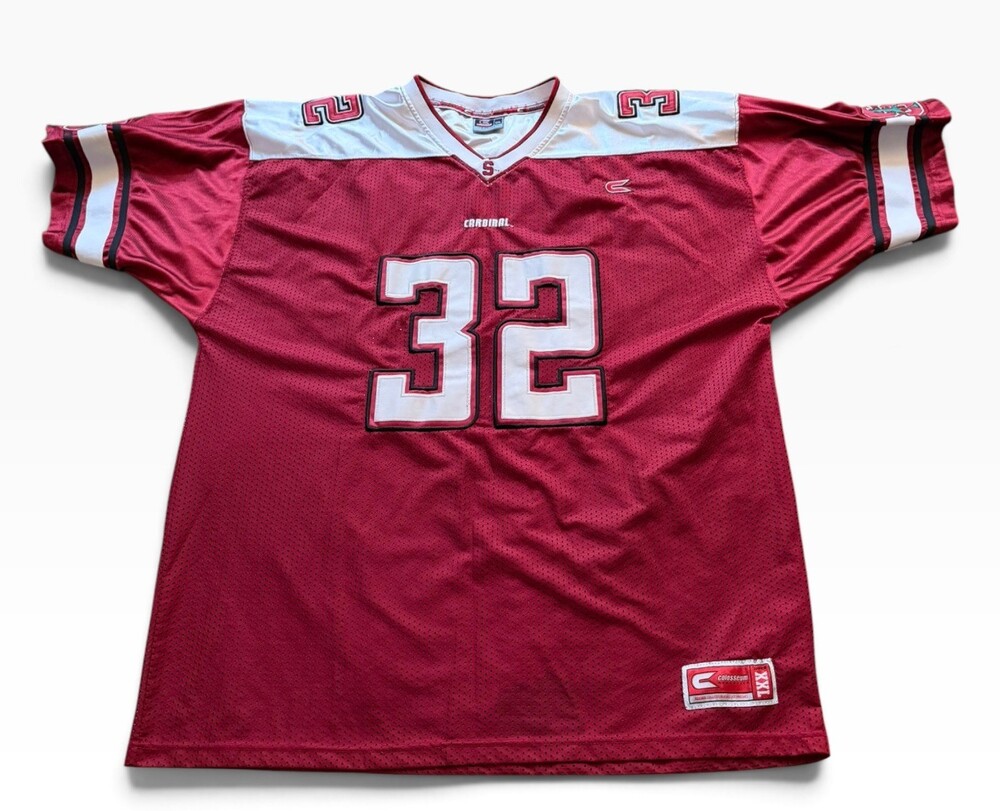 Vtg. Colosseum Stanford Cardinals Football Jersey #32 Red Men's Size XXL